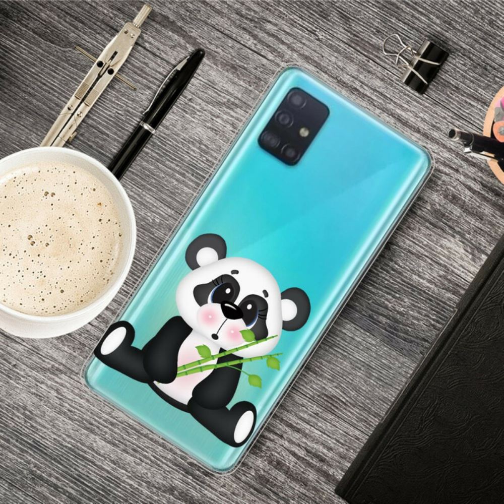 Kryt Na Samsung Galaxy A71 Transparentní Smutná Panda