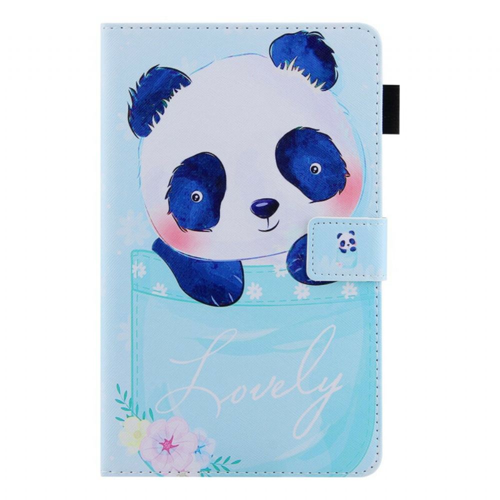 Flipové Pouzdro Na Samsung Galaxy Tab A7 Lite Krásná Panda