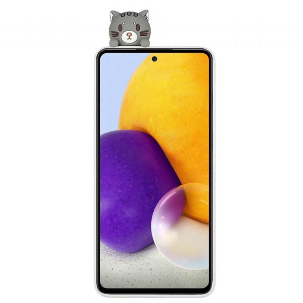 Kryt Na Samsung Galaxy A53 5G Kočka 3d