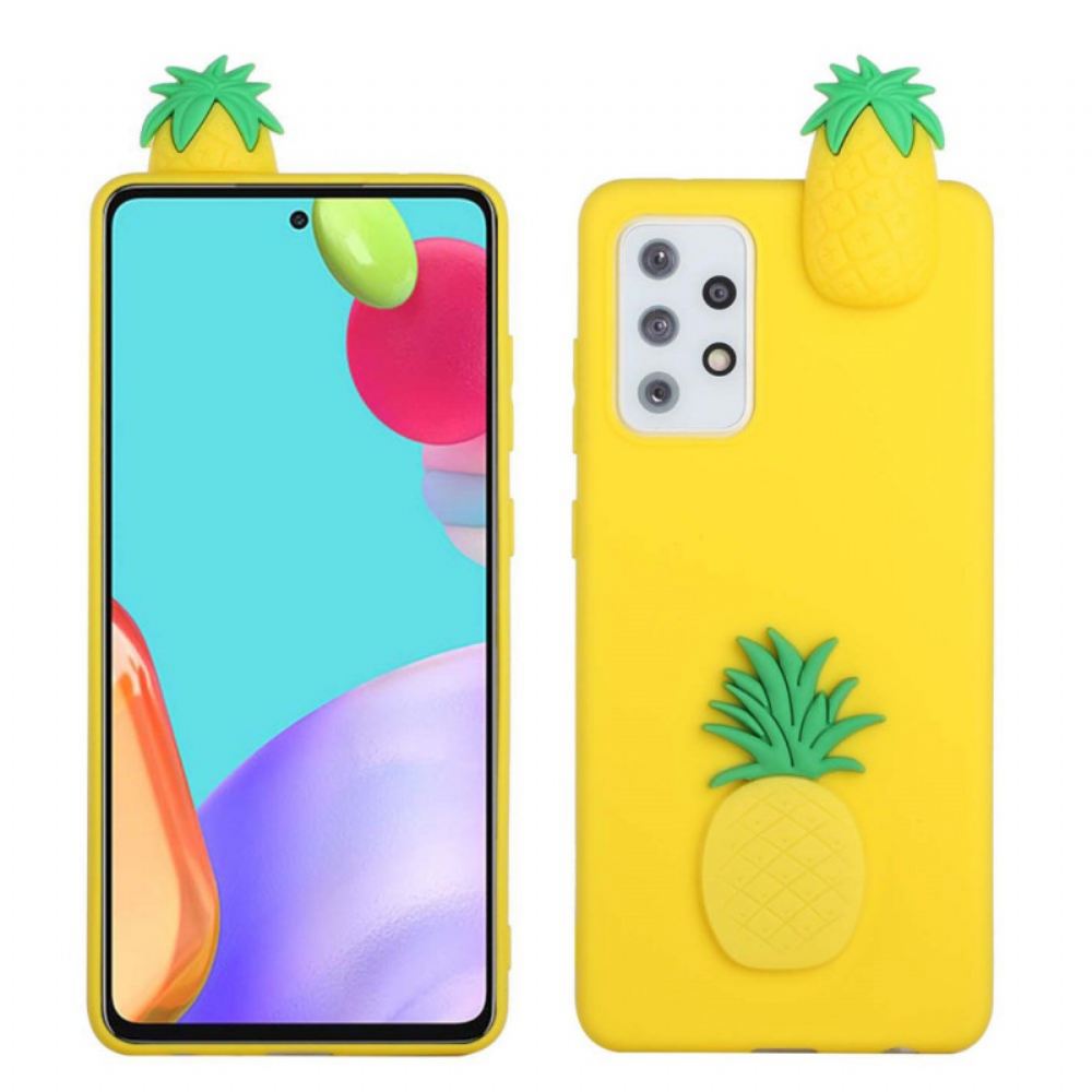 Kryty Na Mobil Na Samsung Galaxy A53 5G Ananas 3d