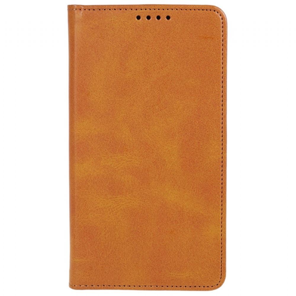 Kožené Pouzdro Folio Xiaomi 14t Pro Imitace Kůže