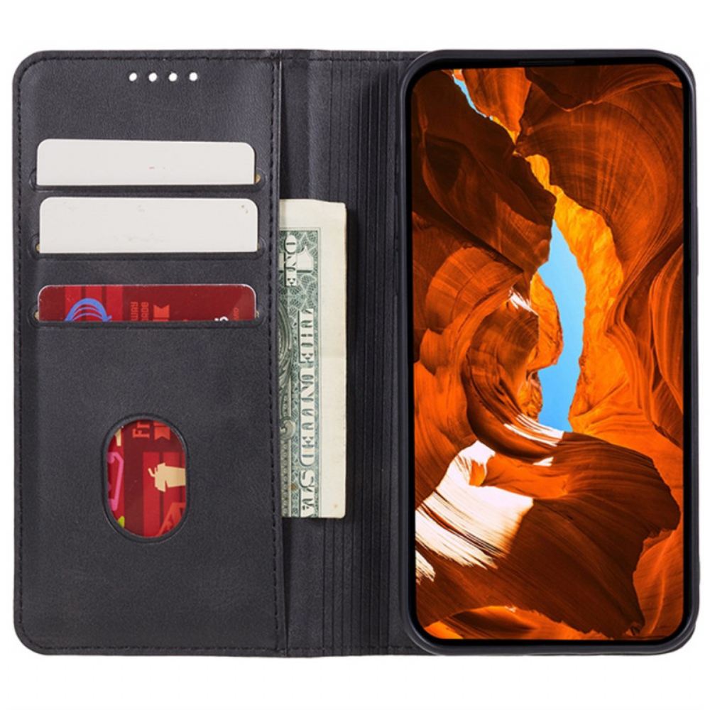 Kožené Pouzdro Folio Xiaomi 14t Pro Imitace Kůže