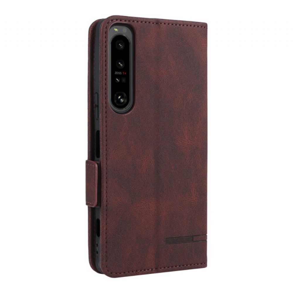 Flipové Pouzdro Na Sony Xperia 1 IV Luxusní Finesa