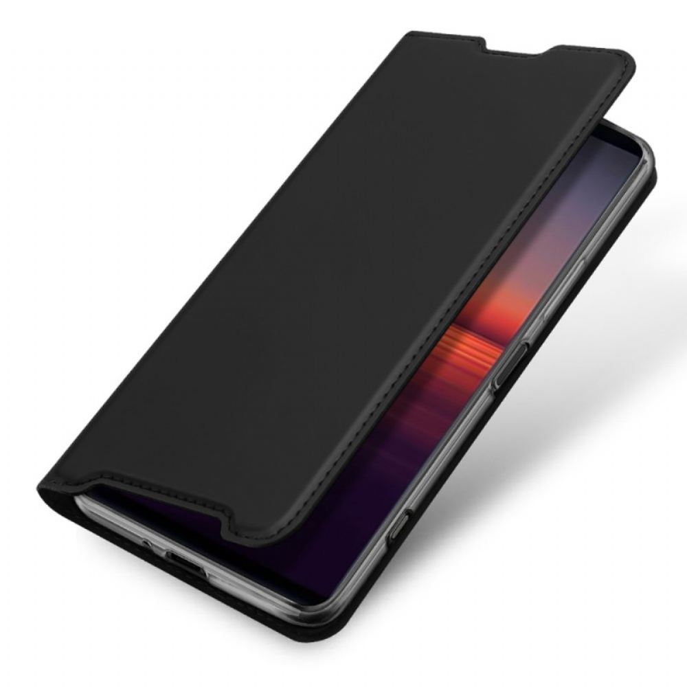 Kryty Na Mobil Na Sony Xperia 1 IV Flipové Pouzdro Skin Pro Series Dux Ducis