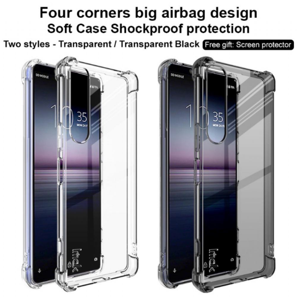 Kryty Na Mobil Na Sony Xperia 1 IV Transparentní S Imak Screen Film