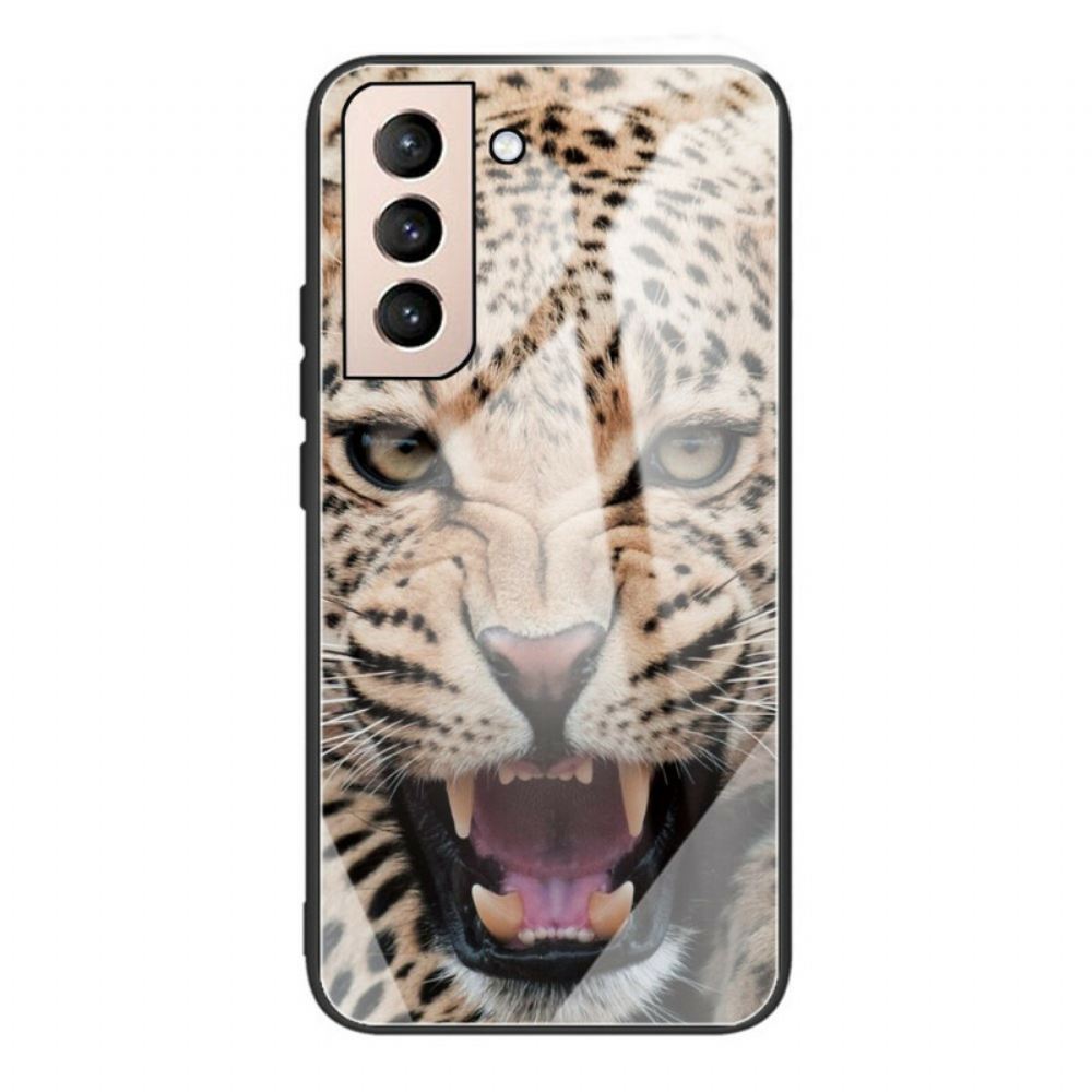 Kryt Na Samsung Galaxy S21 FE Tvrzené Sklo Leopard