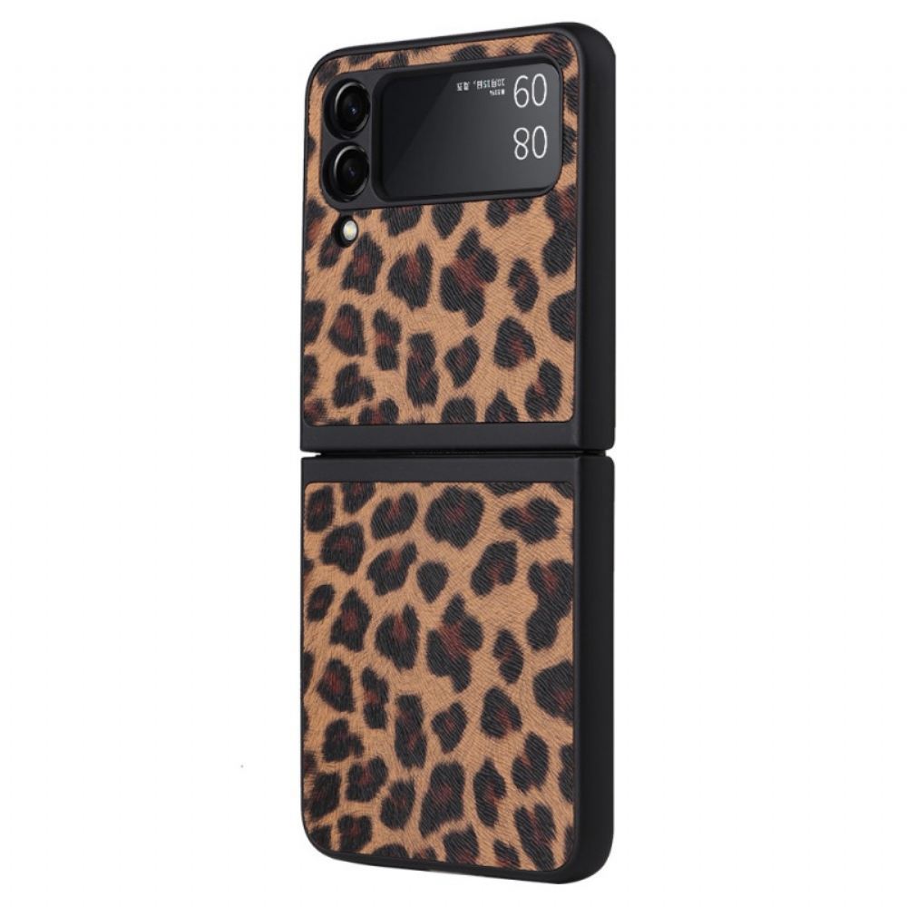 Kryty Na Mobil Na Samsung Galaxy Z Flip 3 5G Flipové Pouzdro Leopard