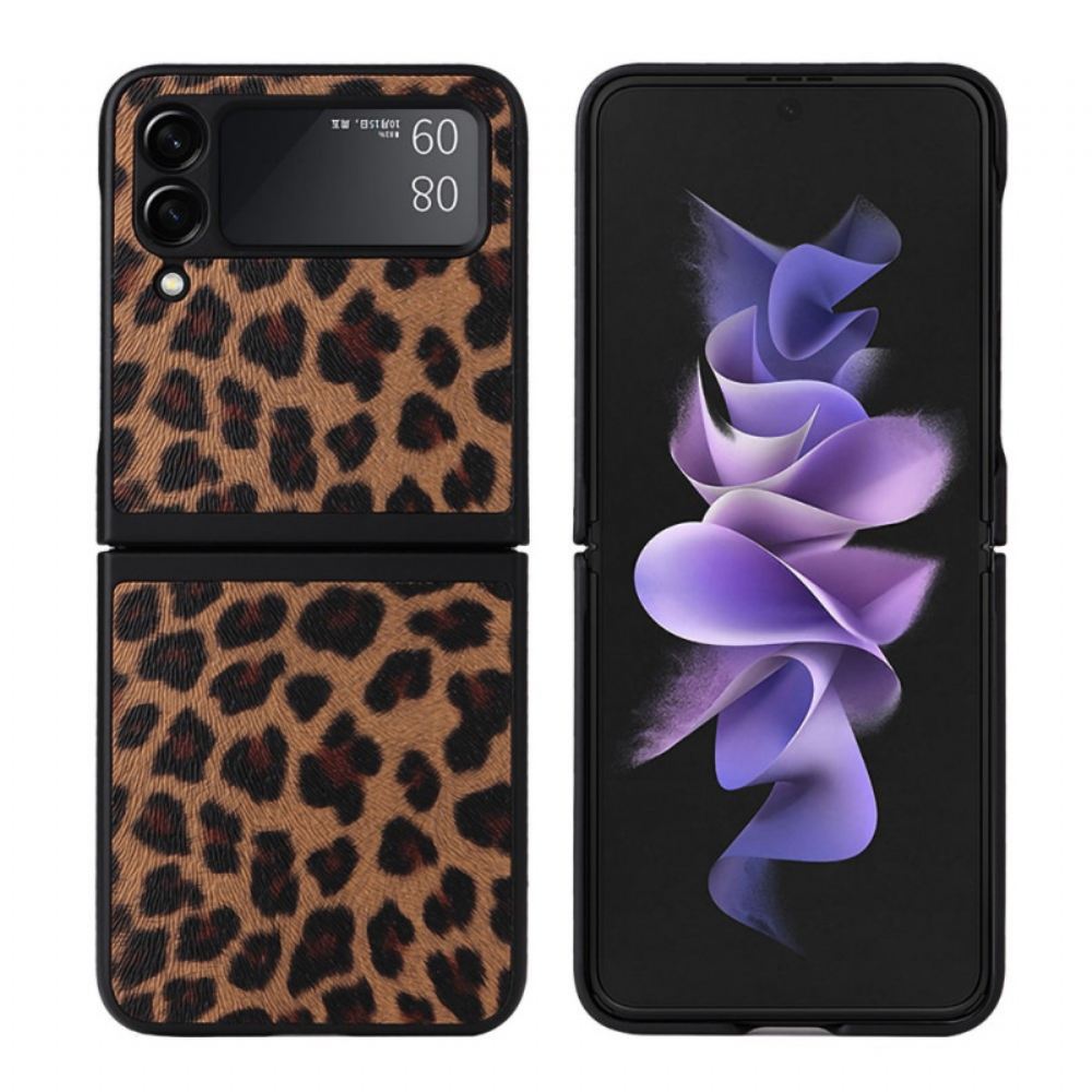 Kryty Na Mobil Na Samsung Galaxy Z Flip 3 5G Flipové Pouzdro Leopard