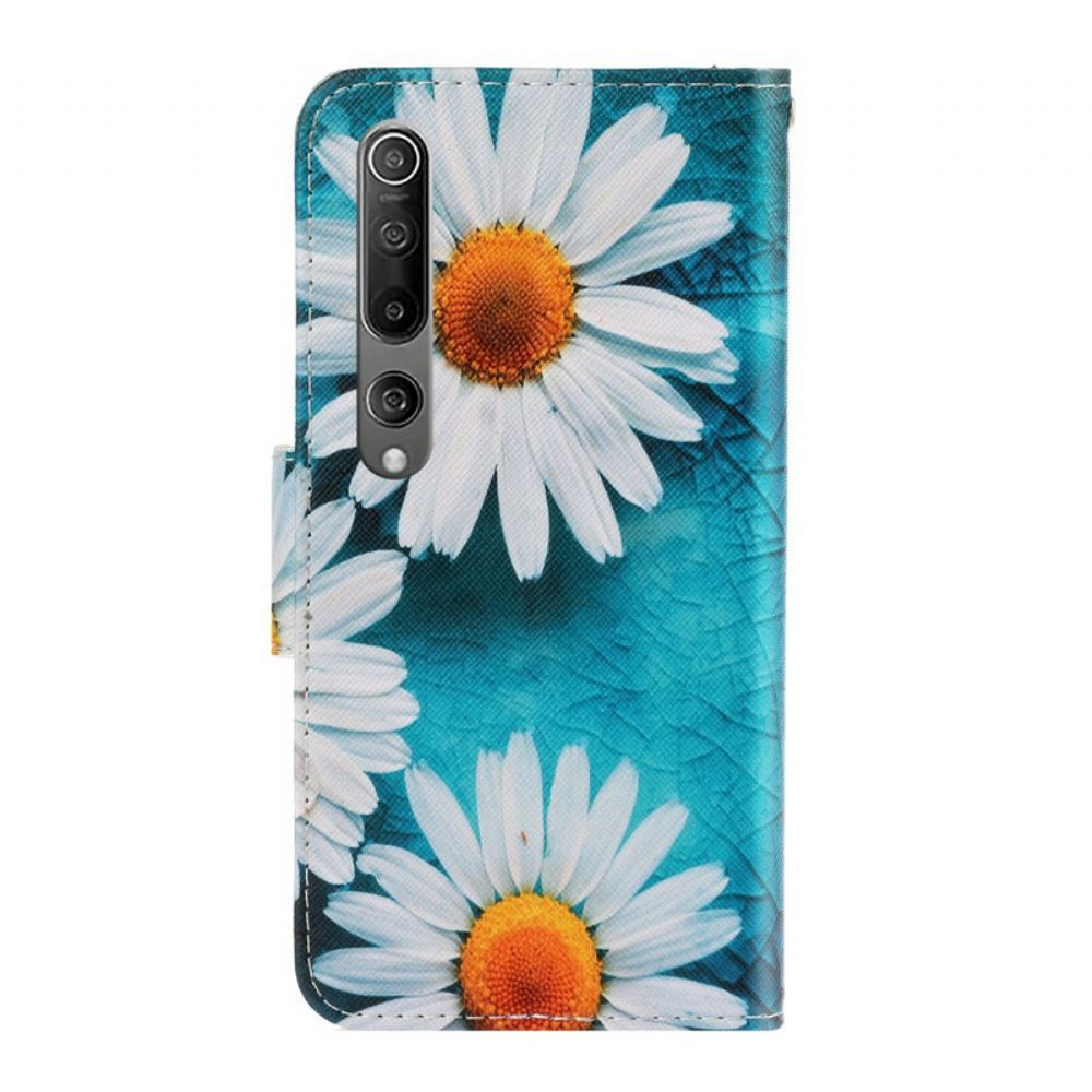 Flipové Pouzdro Na Xiaomi Mi 10 / 10 Pro Na Lana Strappy Daisies