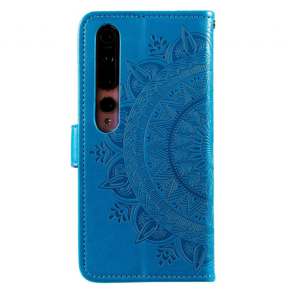 Flipové Pouzdro Na Xiaomi Mi 10 / 10 Pro Sluneční Mandala