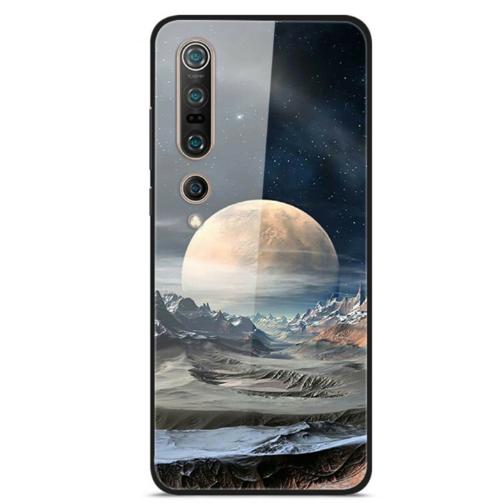 Kryty Na Mobil Na Xiaomi Mi 10 / 10 Pro Tvrzené Sklo Space Moon