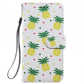 Kožený Kryt Samsung Galaxy S24 5g Ananas S Popruhem