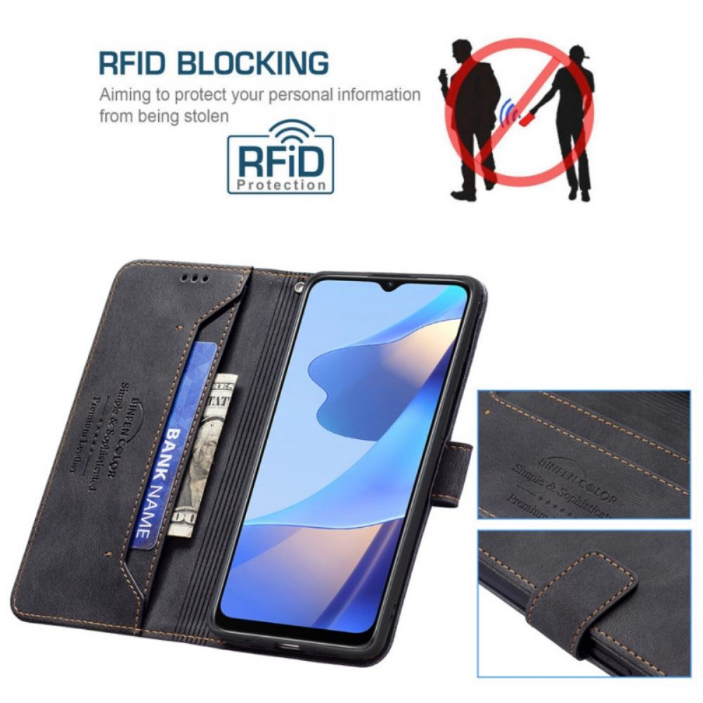 Flipové Pouzdro Na Oppo A16 / A16s Binfen Color Rfid