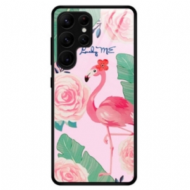 Kryt Na Samsung Galaxy S23 Ultra 5G Tvrzené Sklo Flamingo