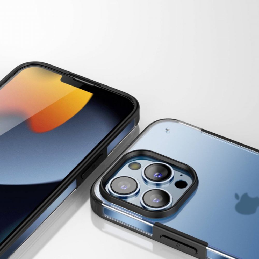 Kryt Na iPhone 14 Pro Max Průsvitné Silikonové Okraje