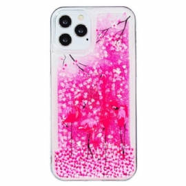 Kryt Na iPhone 15 Pro Flamingo Glitter