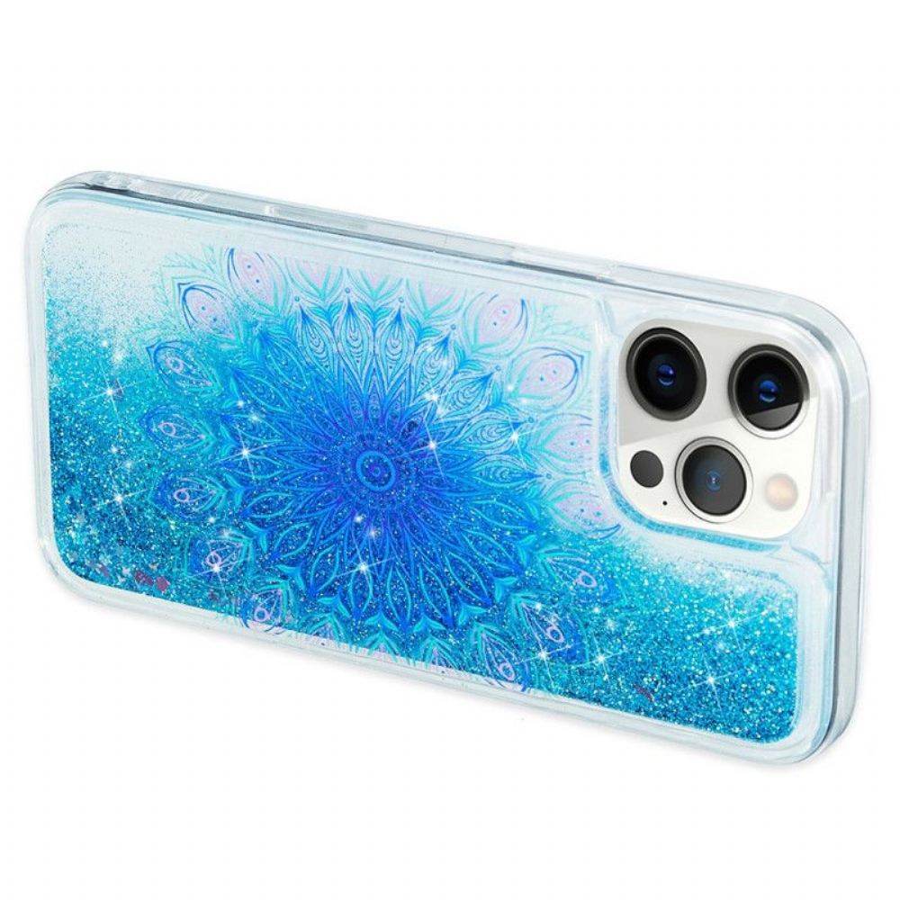 Kryt Na iPhone 15 Pro Mandala Glitter