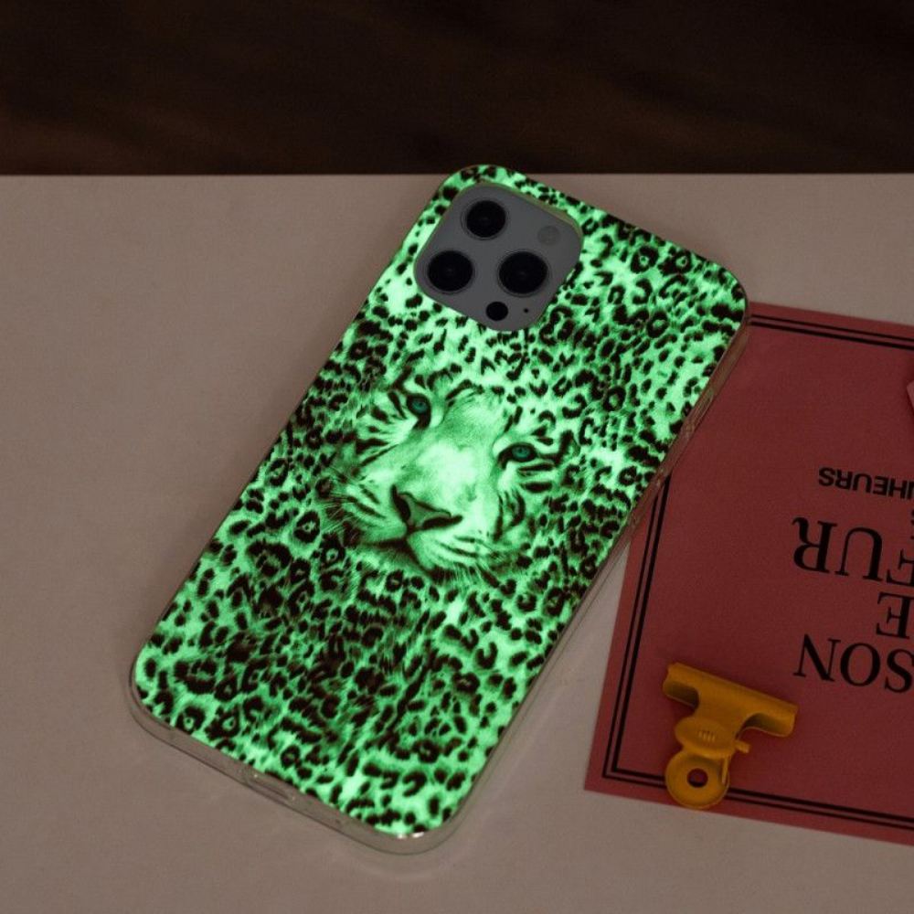 Kryty Na Mobil Na iPhone 15 Pro Fluorescenční Leopard