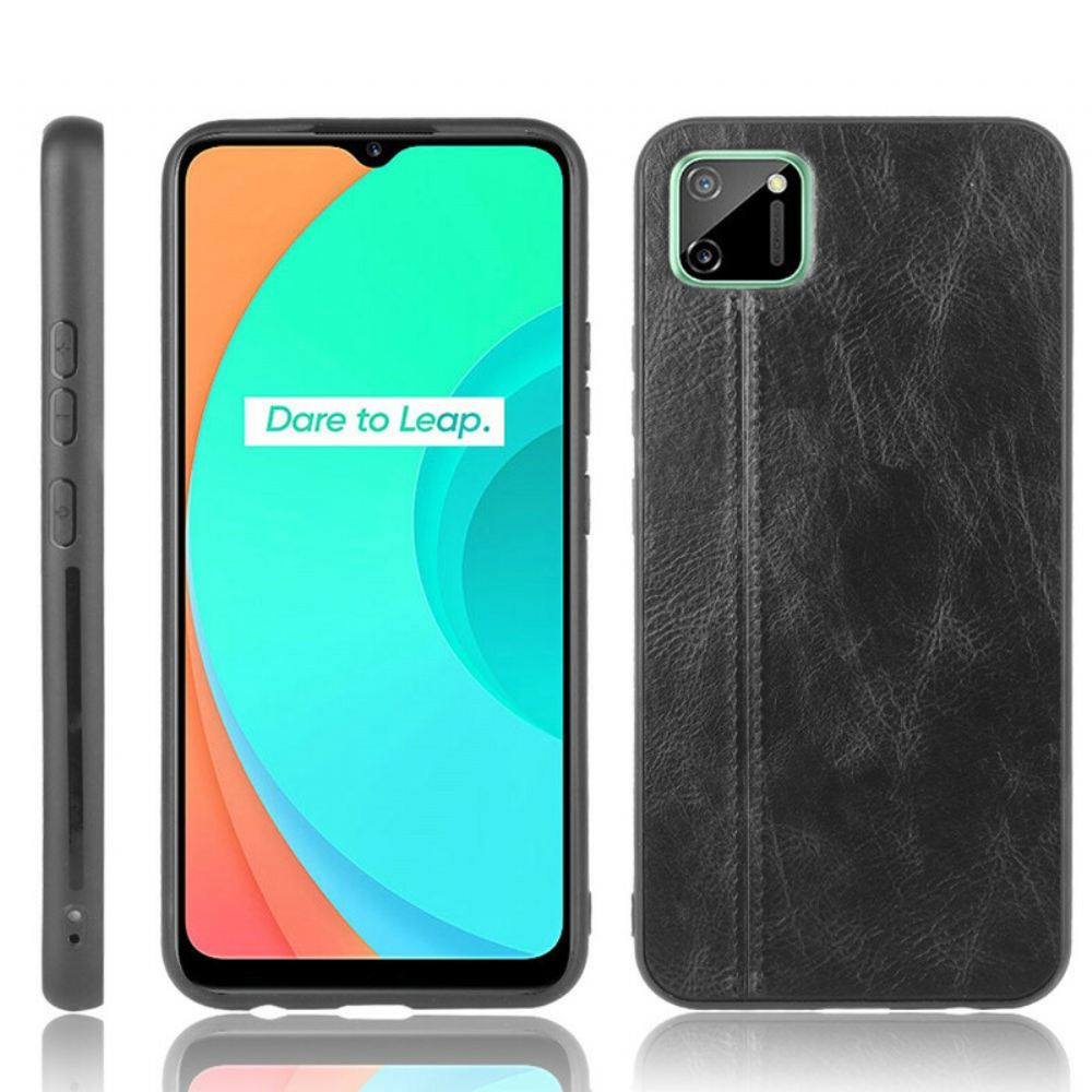 Kryty Na Mobil Na Realme C11 Stylové Šití Kůže