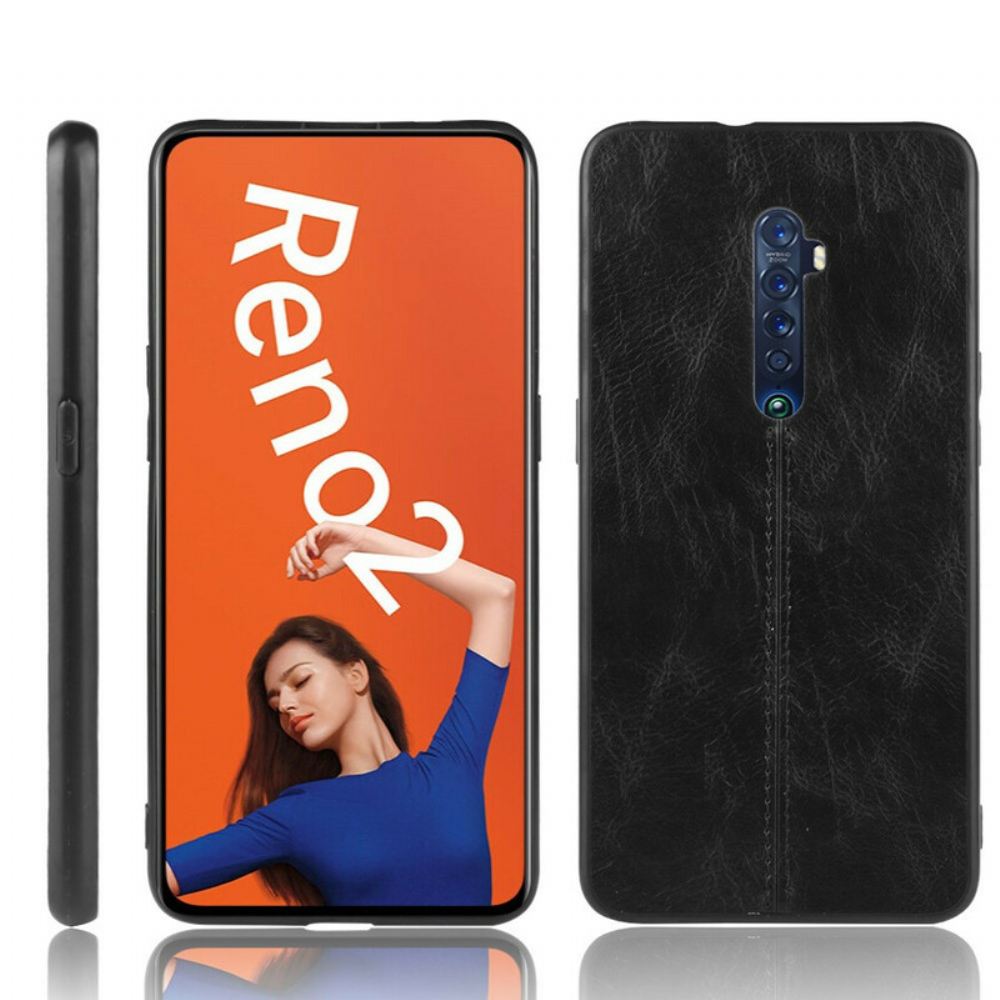 Kryty Na Mobil Na Oppo Reno 2 Stylové Kožené Šití