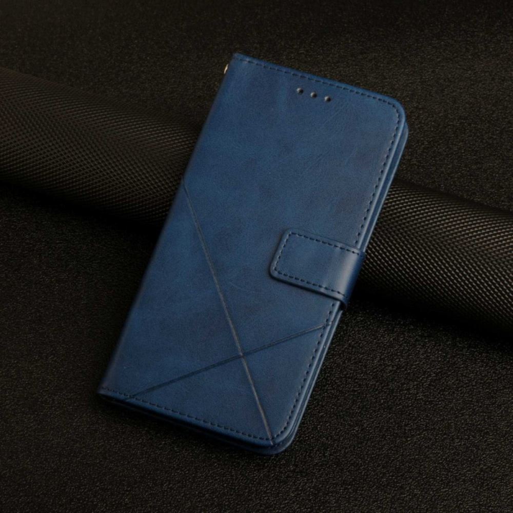 Flipové Pouzdro Na Xiaomi Redmi 10C Kožený Styl Geo X Design