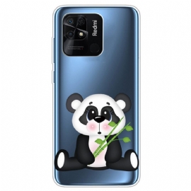 Kryty Na Mobil Na Xiaomi Redmi 10C Průhledná Krásná Panda