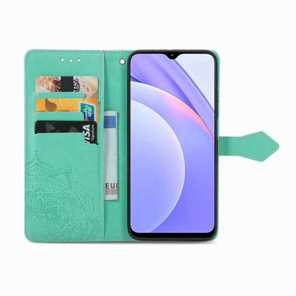 Flipové Pouzdro Na Xiaomi Redmi 9T Středověká Mandala