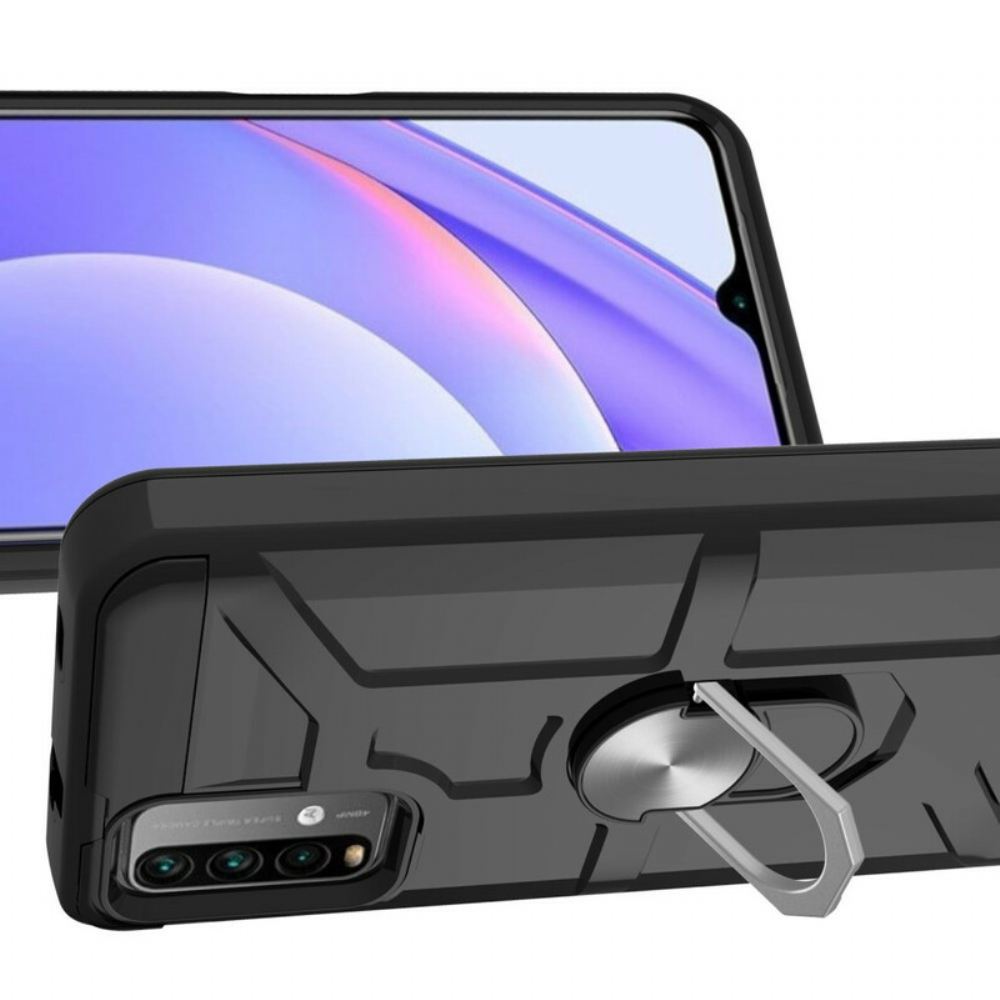 Kryt Na Xiaomi Redmi 9T Kovový Podpůrný Kroužek