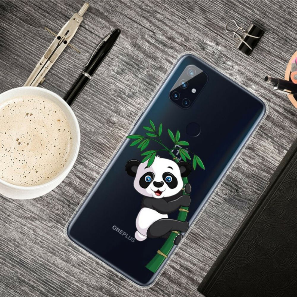 Kryt Na OnePlus Nord N10 Bezešvá Panda Na Bambusu