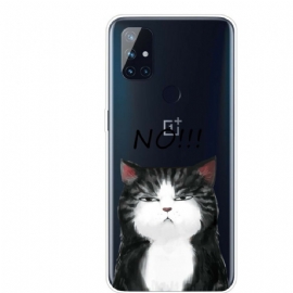 Kryt Na OnePlus Nord N10 Kočka Která Říká Ne