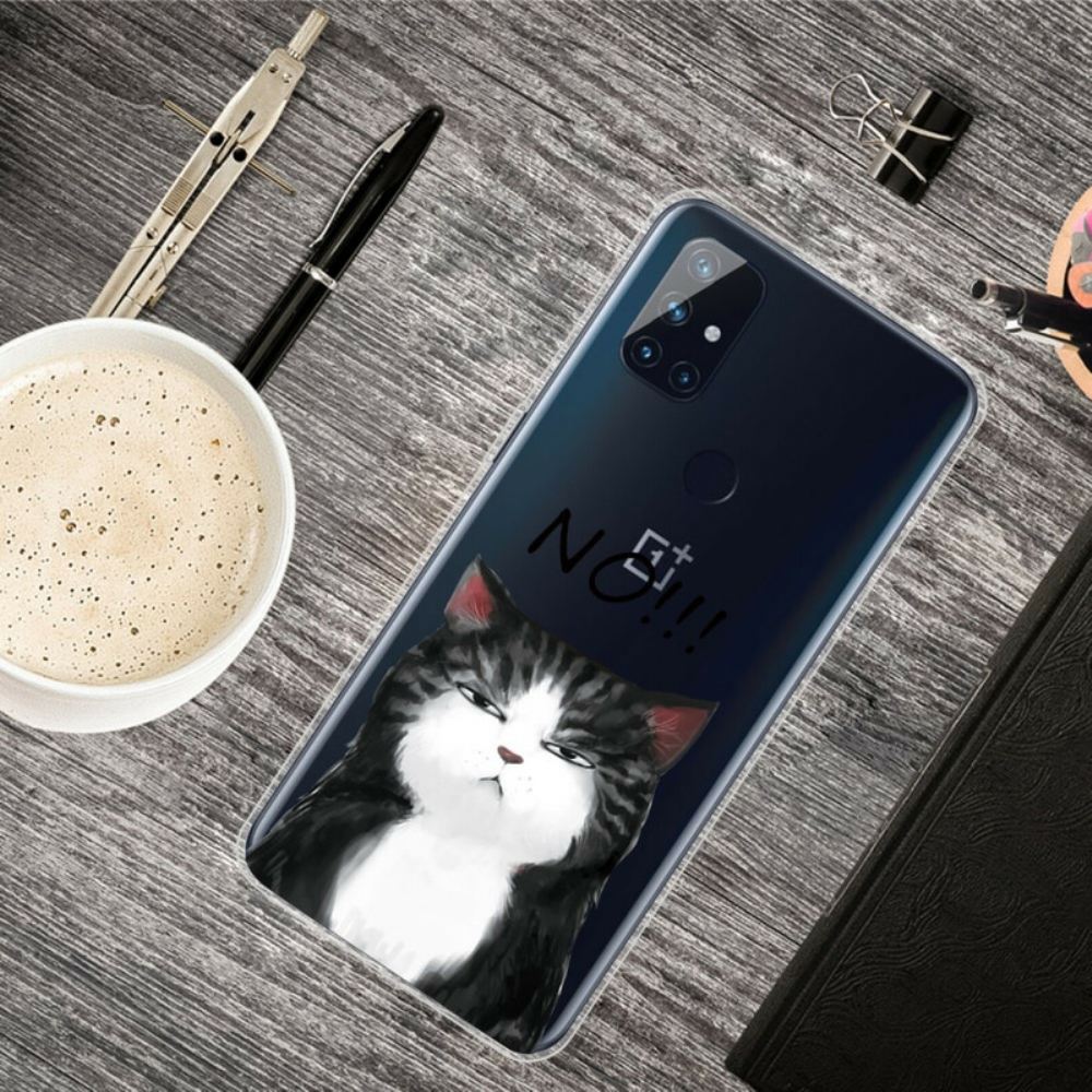 Kryt Na OnePlus Nord N10 Kočka Která Říká Ne