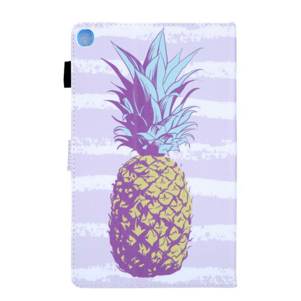 Flipové Pouzdro Na Samsung Galaxy Tab A 8" (2019) Ananas