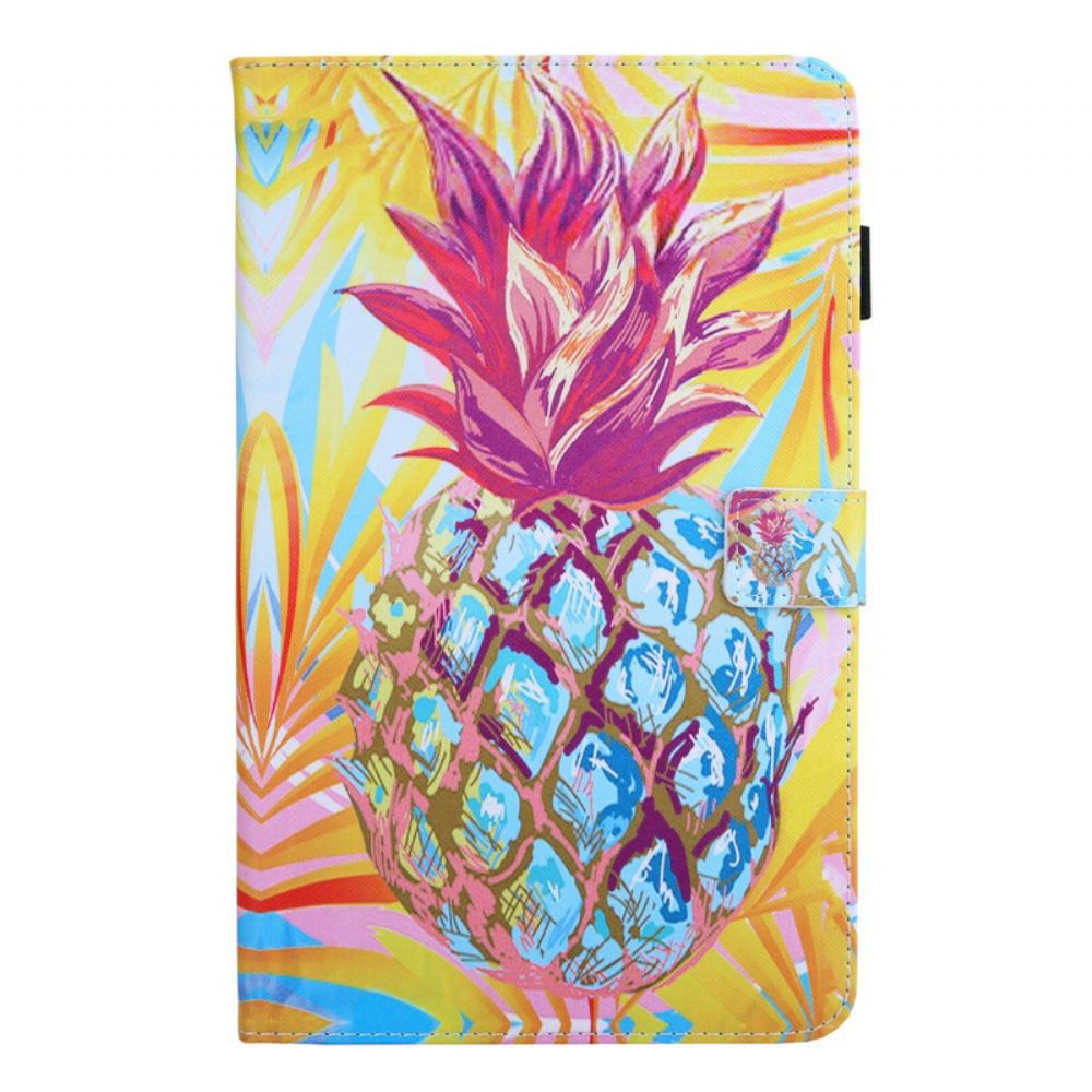 Flipové Pouzdro Na Samsung Galaxy Tab A 8" (2019) Oranžový Ananas