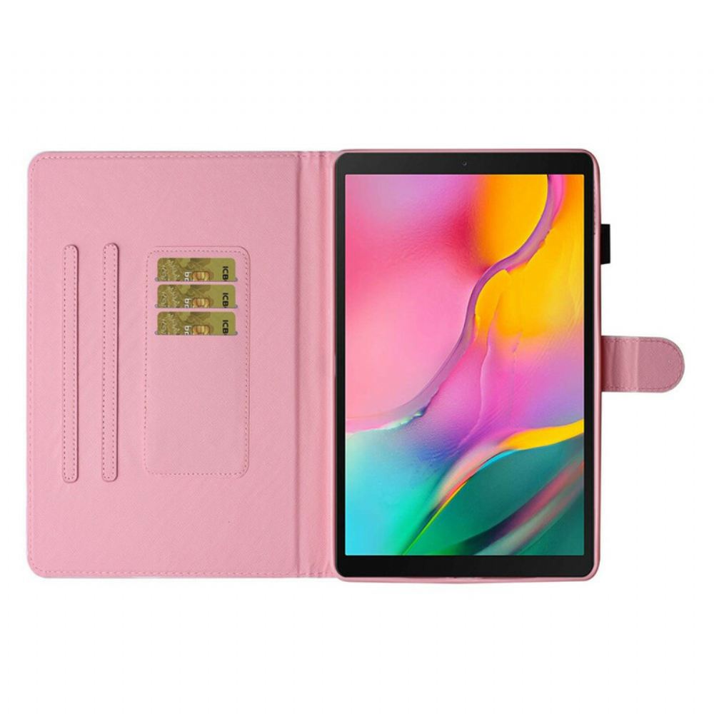 Flipové Pouzdro Na Samsung Galaxy Tab A 8" (2019) Zamilovaný Slon