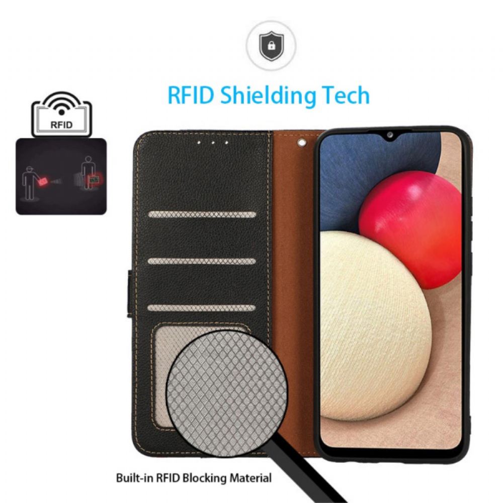 Flipové Pouzdro Na Google Pixel 6A Rfid Khazneh Ve Stylu Liči