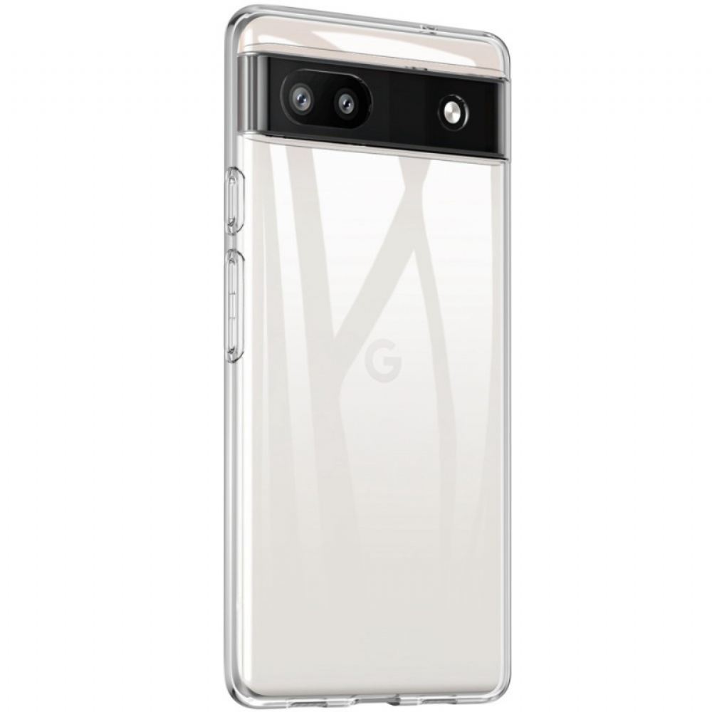 Kryt Na Google Pixel 6A Transparentní Pružný Silikon