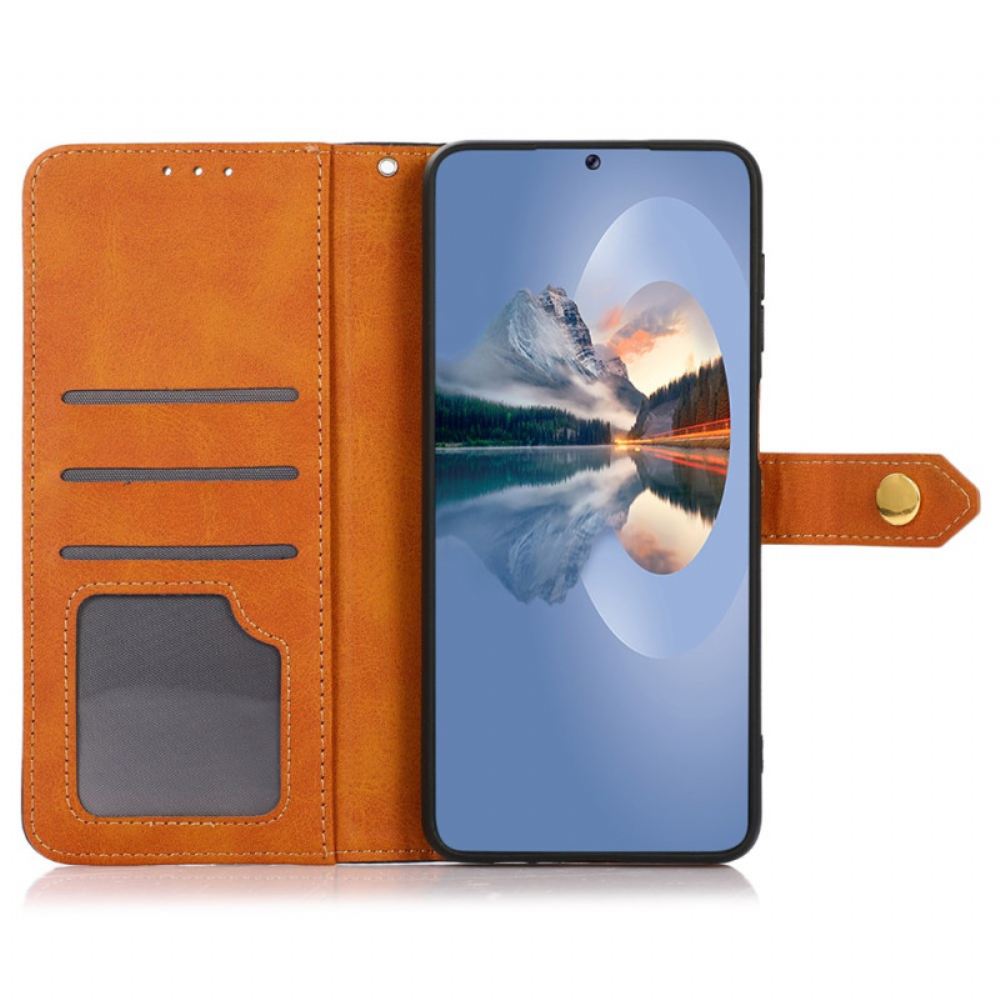 Kožený Kryt Xiaomi Redmi Note 13 Pro Plus 5g Vintage Spona Khazneh