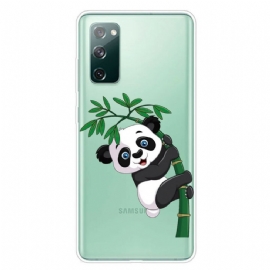 Kryt Na Samsung Galaxy S20 FE Bezešvá Panda Na Bambusu