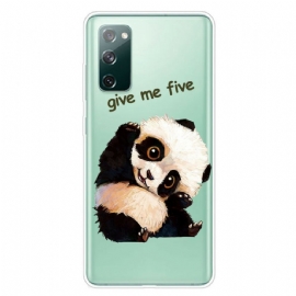 Kryt Na Samsung Galaxy S20 FE Transparentní Panda Dej Mi Pětku