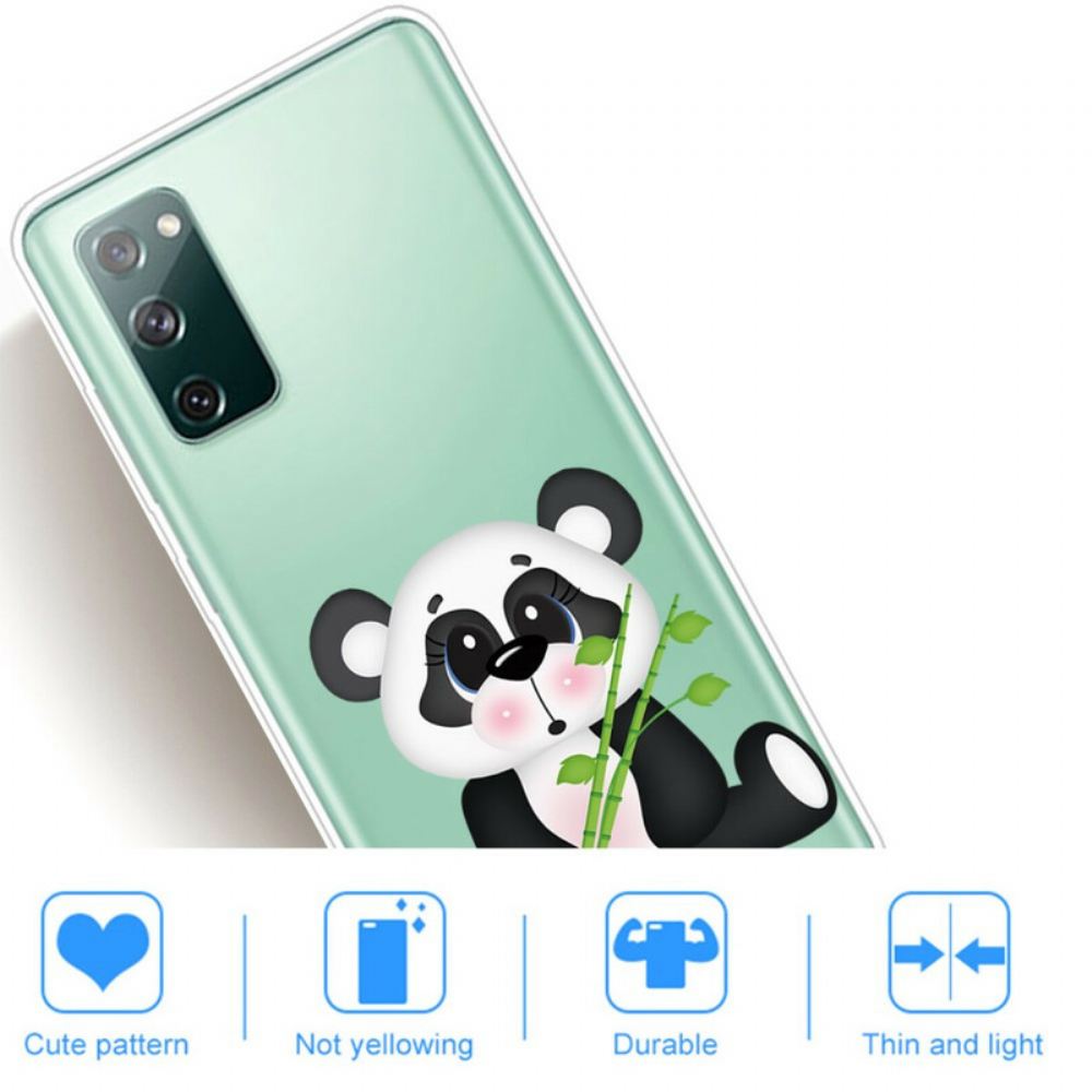 Kryt Na Samsung Galaxy S20 FE Transparentní Smutná Panda