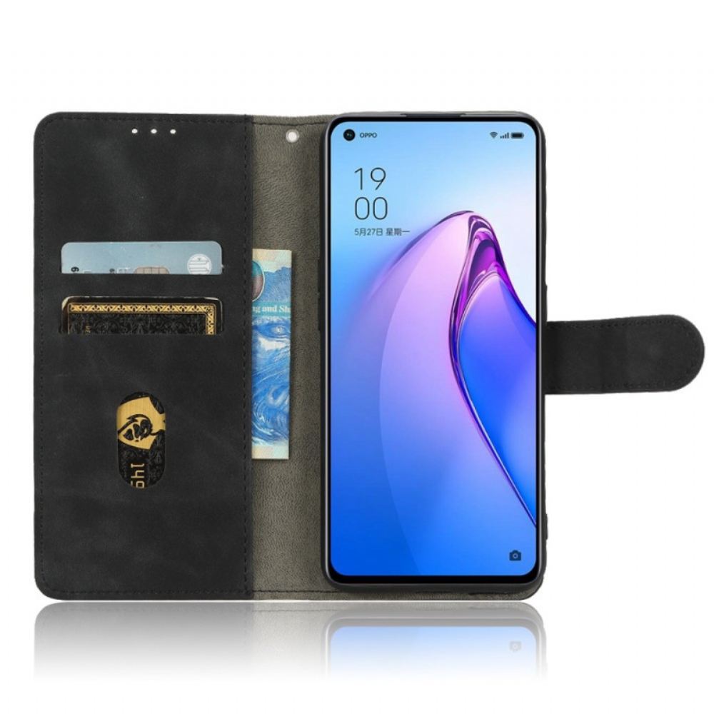 Flipové Pouzdro Na Oppo Reno 8 Pro Na Lana Obyčejný S Popruhem