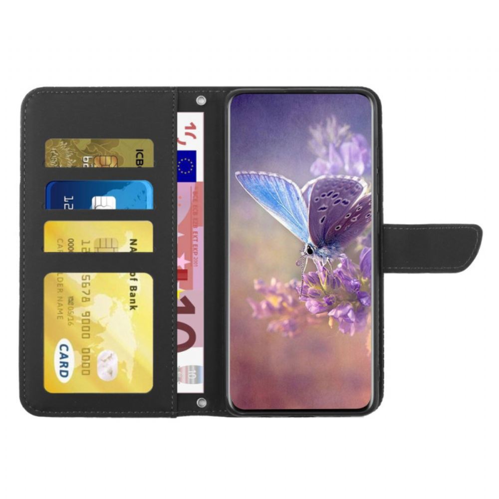 Flipové Pouzdro Na Oppo Reno 8 Pro Motýli Se Šňůrkou