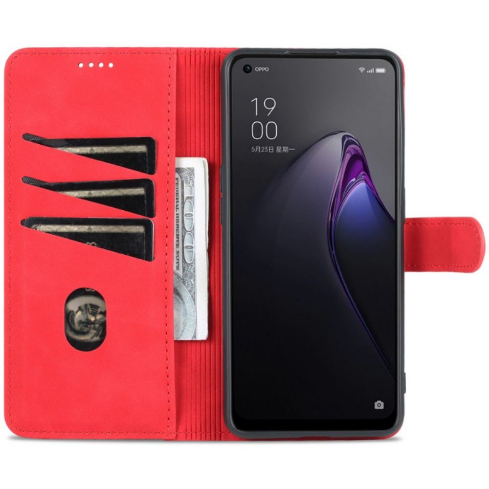 Flipové Pouzdro Na Oppo Reno 8 Pro Styl Kůže Azns