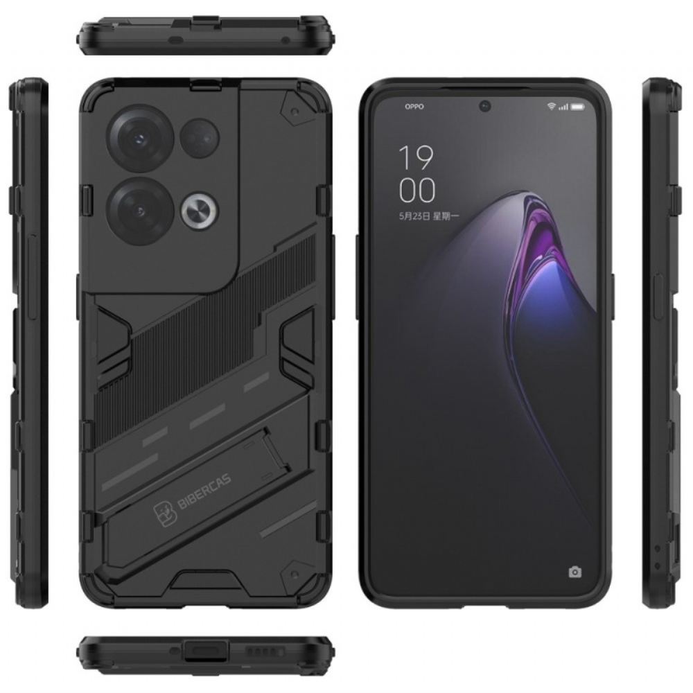 Kryty Na Mobil Na Oppo Reno 8 Pro Dvoupolohový Hands-free Odnímatelný Stojan