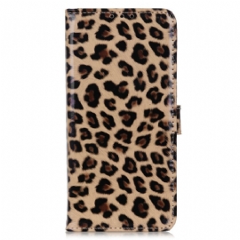 Flipové Pouzdro Na Samsung Galaxy A03 Leopard