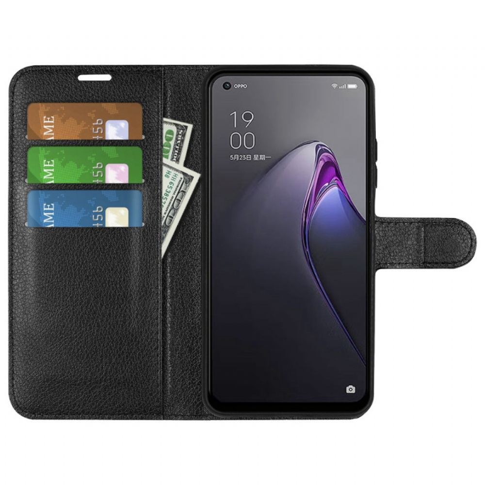 Flipové Pouzdro Na Oppo Reno 8 Klasický Styl