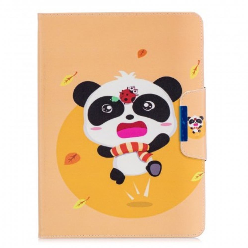 Flipové Pouzdro Na iPad Air (2022) (2020) / Pro 11" Panda Beruška