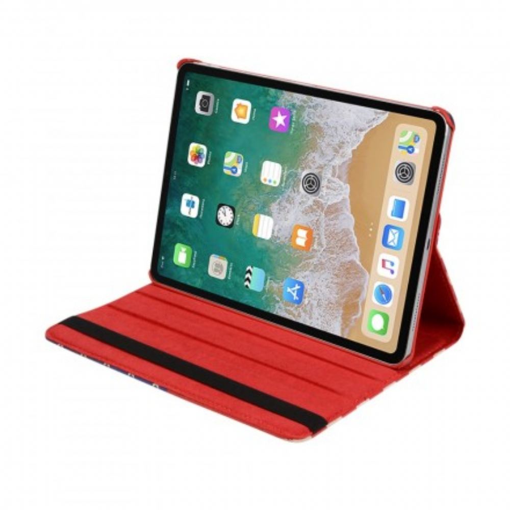 Flipové Pouzdro Na iPad Air (2022) (2020) / Pro 11" Rotující Americká Vlajka