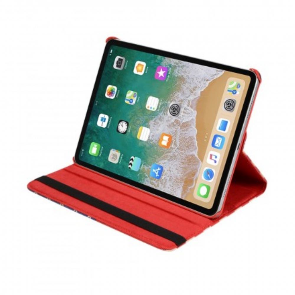 Flipové Pouzdro Na iPad Air (2022) (2020) / Pro 11" Rotující Americká Vlajka