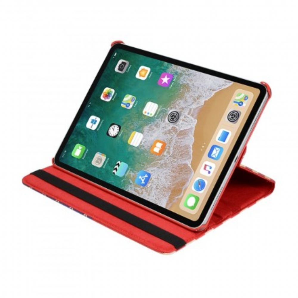 Flipové Pouzdro Na iPad Air (2022) (2020) / Pro 11" Rotující Americká Vlajka